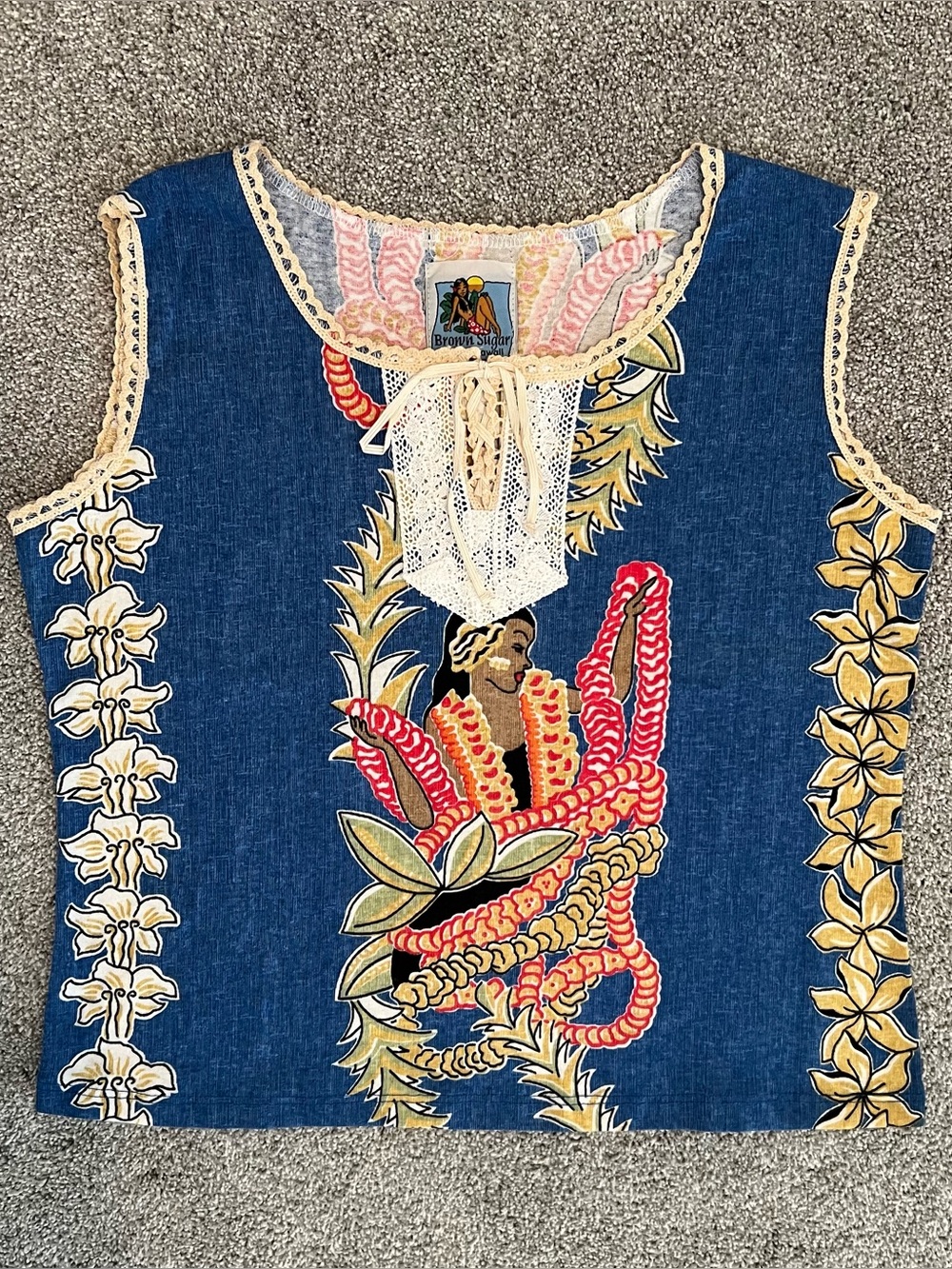 VINTAGE BROWN SUGAR HAWAII Tank Top
